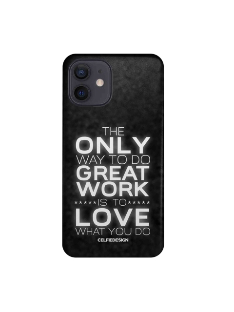 

CelfieDesign Multicoloured Love What You Do iPhone 12 Slim Case, Multi