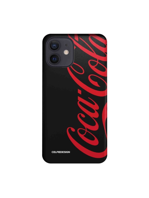 

CelfieDesign Black & Red Coke Printed iPhone 12 Slim Back Case