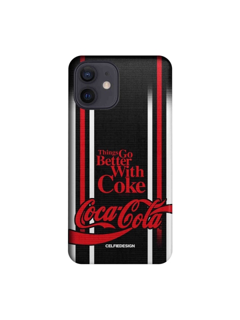 

CelfieDesign Black and Red Better With Coke Slim Back Case for iPhone 12