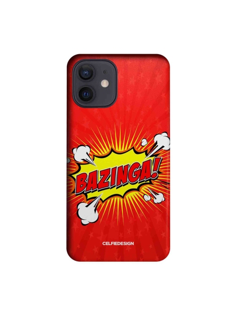 

CelfieDesign Red Bazinga - iPhone 12 Slim Back Case