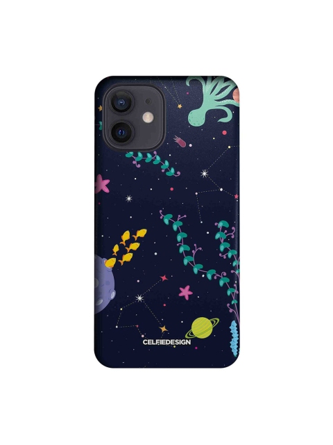 

CelfieDesign Multicolored Space Aquarium iPhone 12 Slim Back Case, Multi