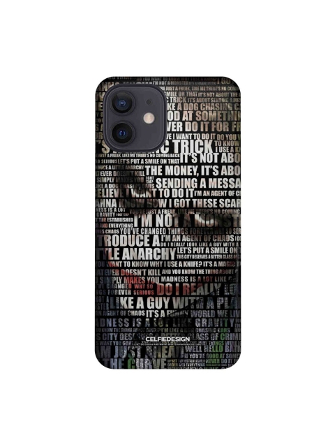 

CelfieDesign Multicoloured Joker Quotes iPhone 12 Slim Case, Multi