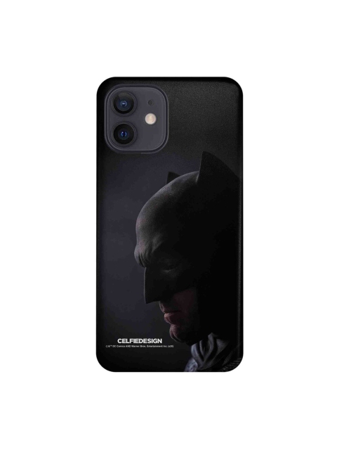 

CelfieDesign Batman Printed iPhone 12 Slim Back Case, Black