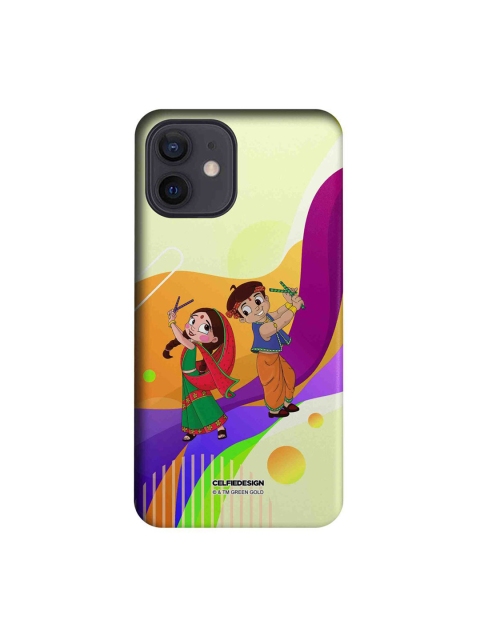 

CelfieDesign Multicoloured Chotta Bheem Graphic Printed iPhone 12 Slim Case, Multi