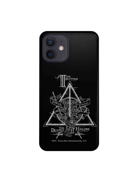 

CelfieDesign Multicolored The Deathly Hallows iPhone 12 Slim Back Case, Multi
