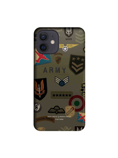 

CelfieDesign Olive Green Roger that Slim Back Case for iPhone 12