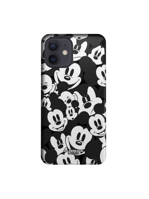 

CelfieDesign Black Mickey Smileys iPhone 12 Slim Back Case