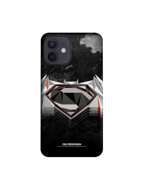 

CelfieDesign Black Men of Steel - iPhone 12 Slim Back Case