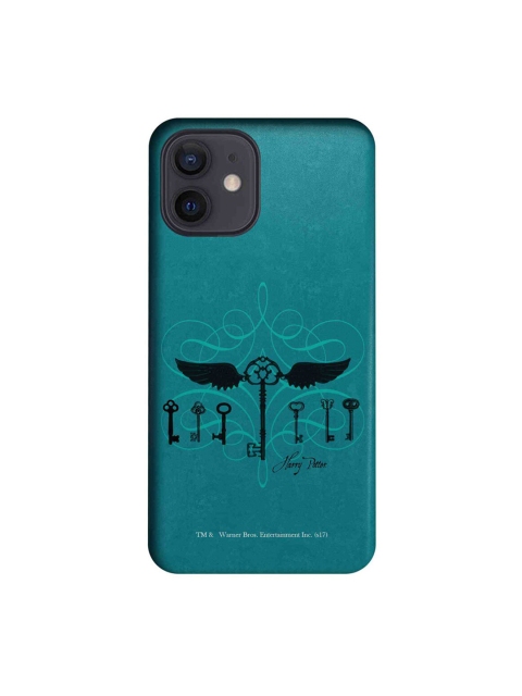 

CelfieDesign Teal Blue & Black Harry Potter Keys Slim Back Case for iPhone 12
