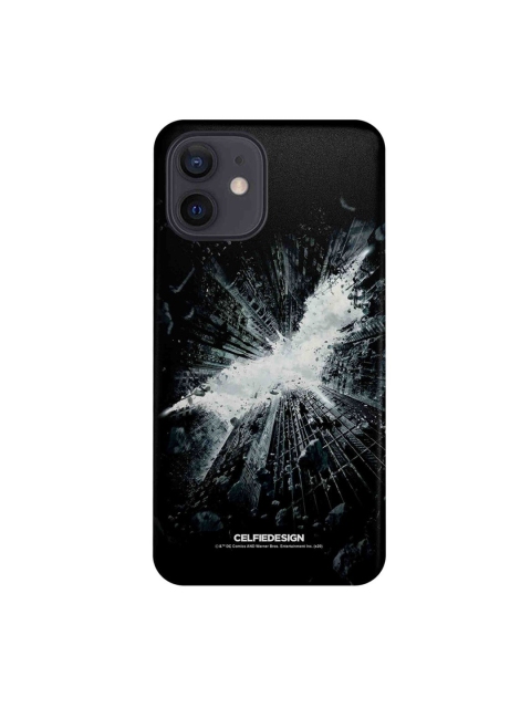 

CelfieDesign Black & White God of Gotham iPhone 12 Slim Back Case
