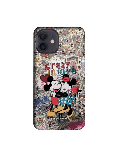 

CelfieDesign Multi Crazy in love iPhone 12 Slim Back Case