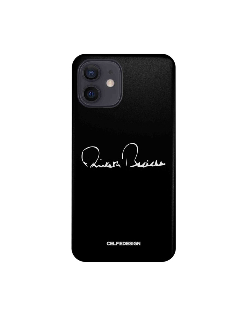 

CelfieDesign Black & White AB Signature iPhone 12 Slim Back Case