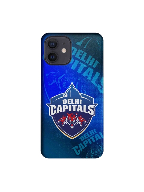 

CelfieDesign Multicolored Delhi Capitals Crest iPhone 12 Slim Back Case, Multi