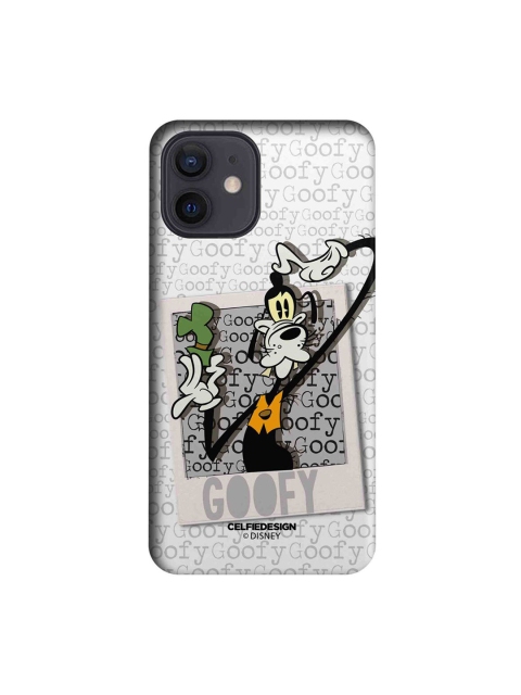 

CelfieDesign Hello Mr Goofy Printed Slim Case For iPhone 12, White