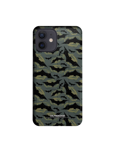 

CelfieDesign Black Batman Mashup iPhone 12 Slim Back Case