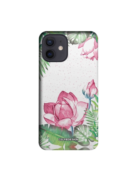 

CelfieDesign Multicoloued Laotian Lotus iPhone 12 Slim Case, Multi