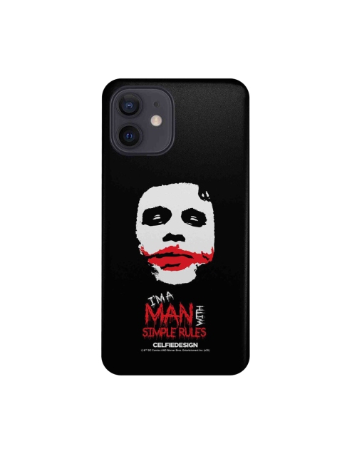 

CelfieDesign I Phone 12 Man With Simple Rules Back case, Multi