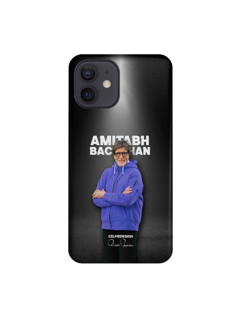 

CelfieDesign Black & Blue Amitabh Bachchan Graphic Printed iPhone 12 Slim Case