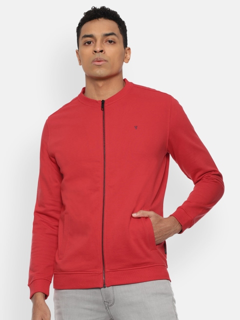 

Van Heusen Sport Men Red Solid Sweatshirt