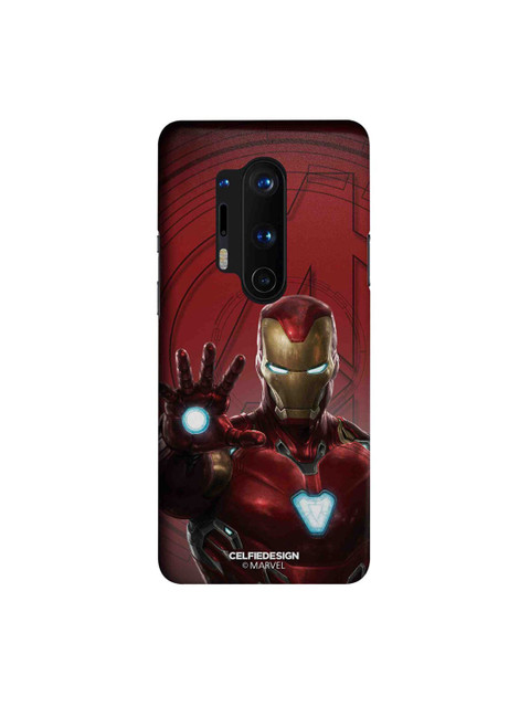 

CelfieDesign Iron Man Mark L Armor Printed Slim Case For OnePlus 8 Pro, Red