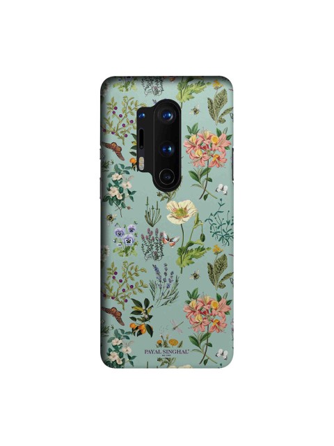 

CelfieDesign Blue Floral Printed OnePlus 8 Pro Slim Case