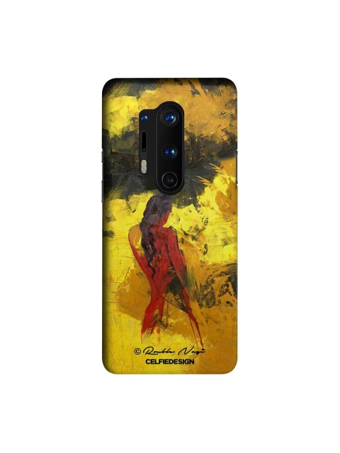 

CelfieDesign Yellow Lady in Red Printed OnePlus 8 Pro Slim Back Case