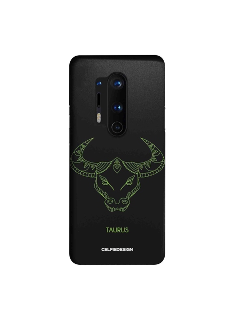 

CelfieDesign Black & Green Taurus Printed OnePlus 8 Pro Slim Back Case