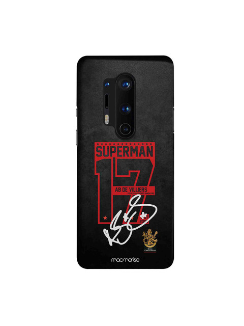 

CelfieDesign Multicolored Autograph ABD OnePlus 8 Pro Slim Back Case, Multi