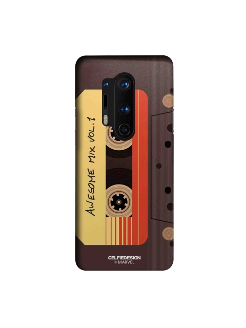 

CelfieDesign Black & Yellow Cassette Mix Tape Printed Slim Case For OnePlus 8 Pro