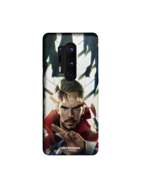 CelfieDesign Multicoloured Doctor Strange Geometric Printed OnePlus 8 Pro Slim Back Case, Multi