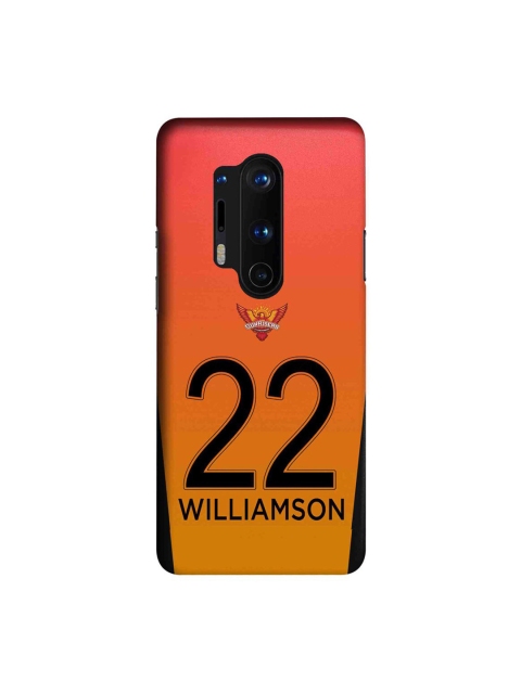 

CelfieDesign Orange & Black Sunrisers Hyderabad Gear Up OnePlus 8 Pro Slim Back Case