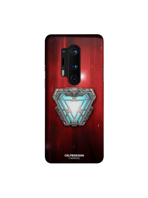 

CelfieDesign Multicolored Iron man Infinity Arc Reactor OnePlus 8 Pro Slim Back Case, Multi