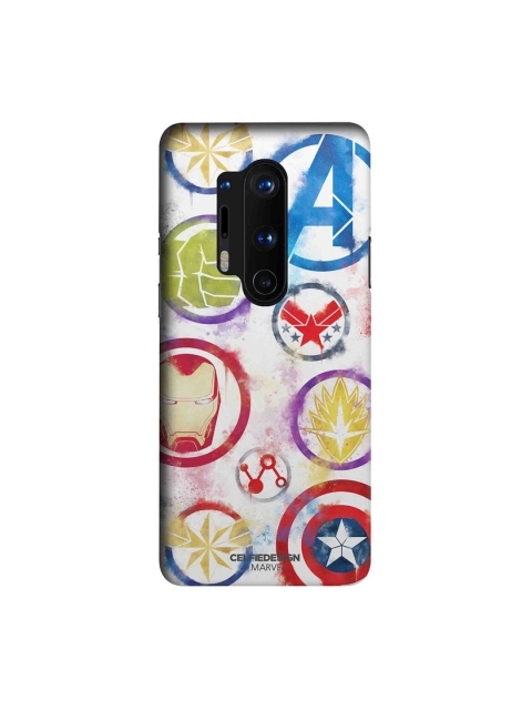 

CelfieDesign OnePlus 8 Pro Avengers Icons Graffiti Printed Back case, Multi