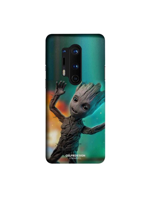 

CelfieDesign Baby Groot Dance Printed Slim Case For OnePlus 8 Pro, Green