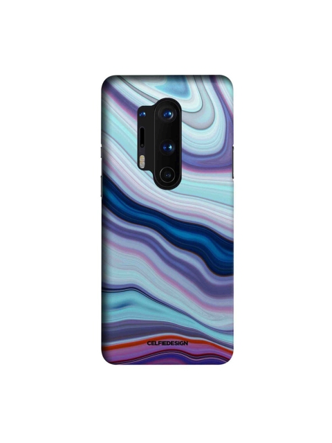 

CelfieDesign Multicoloured Liquid Funk Purple Print OnePlus 8 Pro Back Case, Multi