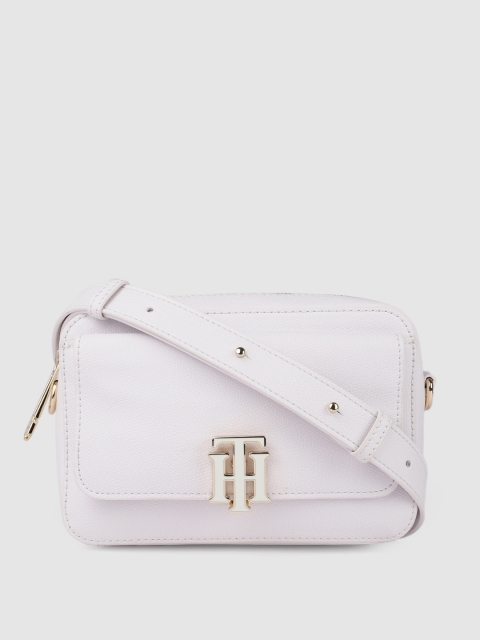 

Tommy Hilfiger Women White Solid Camera Bag
