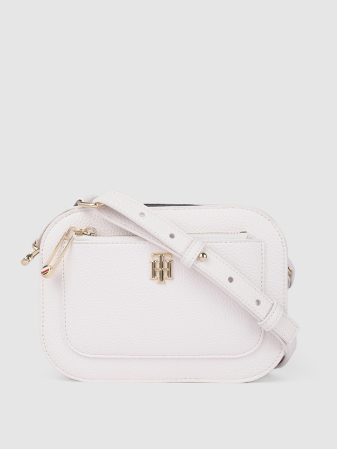 

Tommy Hilfiger Women White Solid Camera Bag