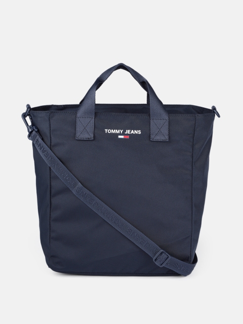 

Tommy Hilfiger Navy Blue Structured Tote Bag