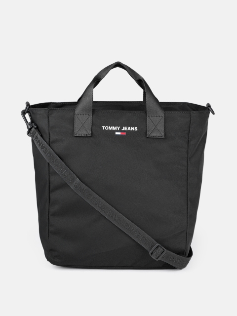 

Tommy Hilfiger Black Structured Tote Bag