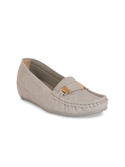 

pelle albero Women Grey Loafers
