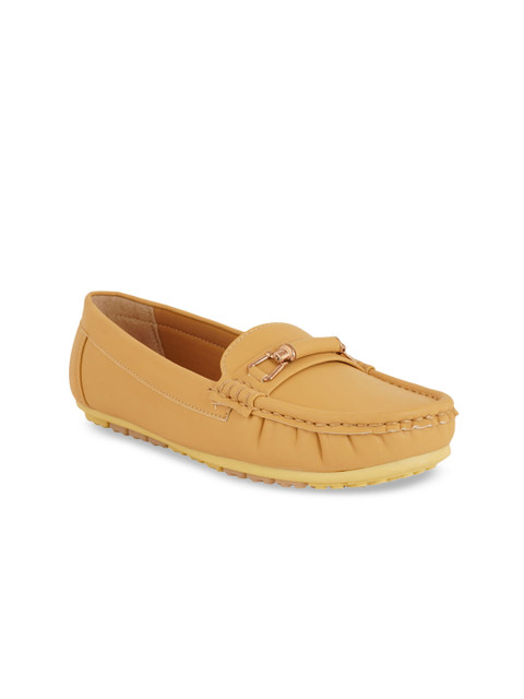 

pelle albero Women Mustard Loafers