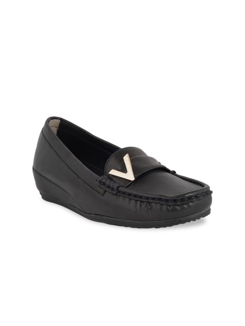 

pelle albero Navy Blue Wedge Loafers