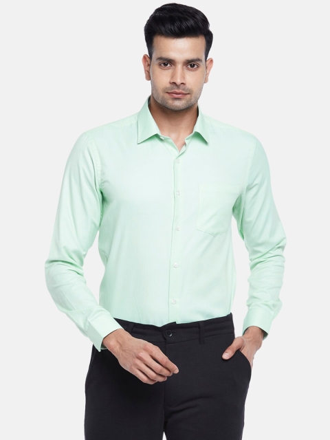

BYFORD by Pantaloons Men Green Slim Fit Casual Shirt