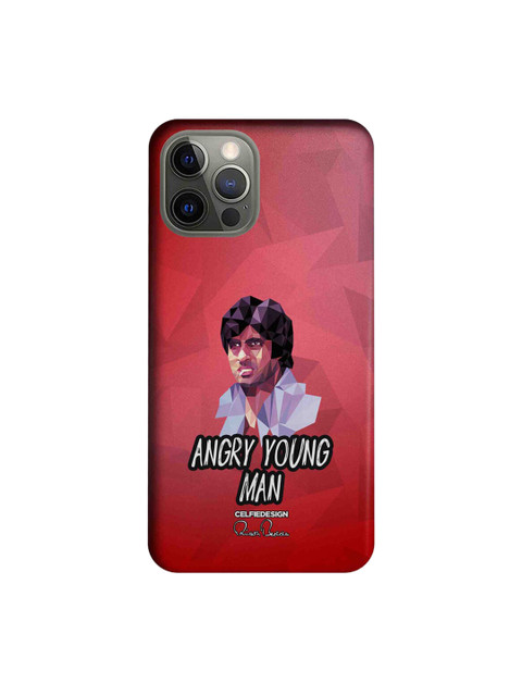 

CelfieDesign Red & White Amitabh Bachchan Slim Back Case for iPhone 12 Pro