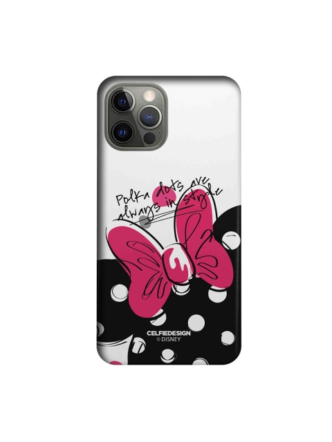 

CelfieDesign Multicolored Polka Minnie iPhone 12 Pro Slim Back Case, Multi