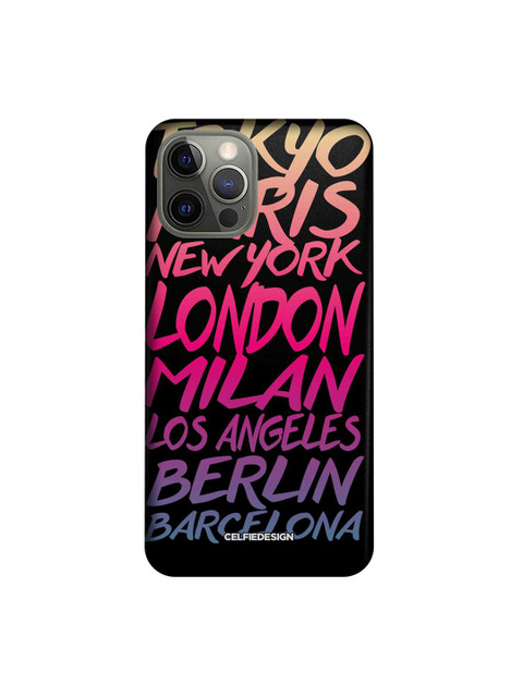 

CelfieDesign Multi-coloured Printed Slim Back Case for iPhone 12 Pro