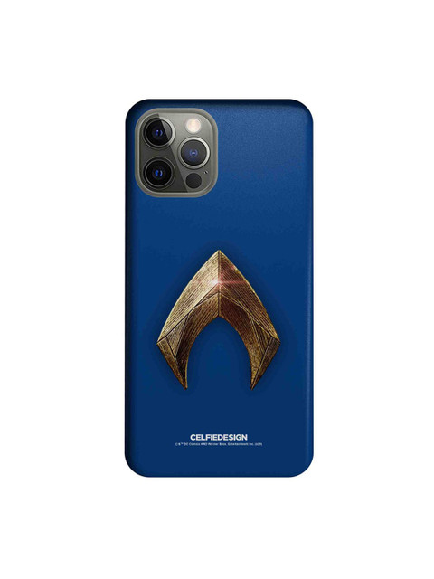 

CelfieDesign Blue & Gold Logo Aquaman Print iPhone 12 Pro Back Case