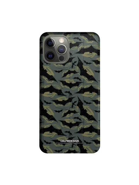 

CelfieDesign Black & Green Batman Mashup Printed iPhone 12 Pro Slim Back Case
