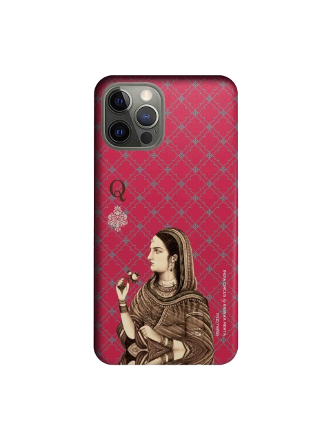 

CelfieDesign Printed iPhone 12 Pro Slim Back Case, Pink