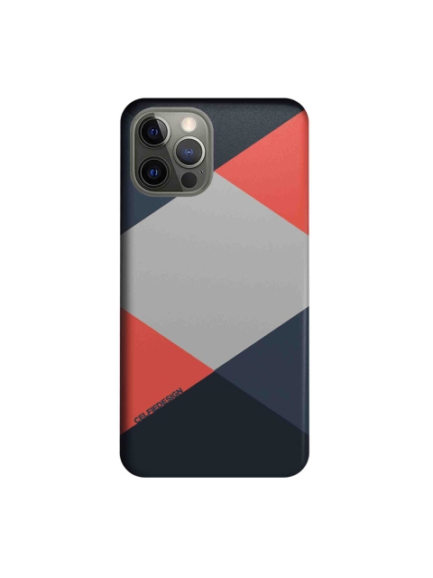 

CelfieDesign Grey Geometric Printed iPhone 12 Pro Slim Case